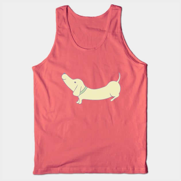 Wiener Dog Tank Top by Jackie Hurd